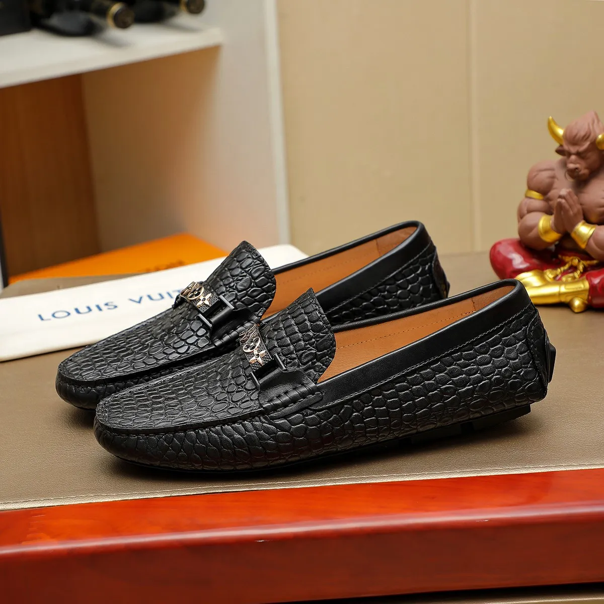 Men's shoes 💰360 💰 LV Louis Vuitton's top-quality Peaches men's shoes 💯Original copy of the official website, the upper is made of imported official website 1:1 material ❌Italian 🇮🇹 cowhide surface, imported pigskin lining. It’s definitely not made with ordinary craftsmanship, it’s the model used by celebrities! The factory’s craftsmanship is designed to create the most perfect shoes for trendy men! Colors available! 38-44 yards